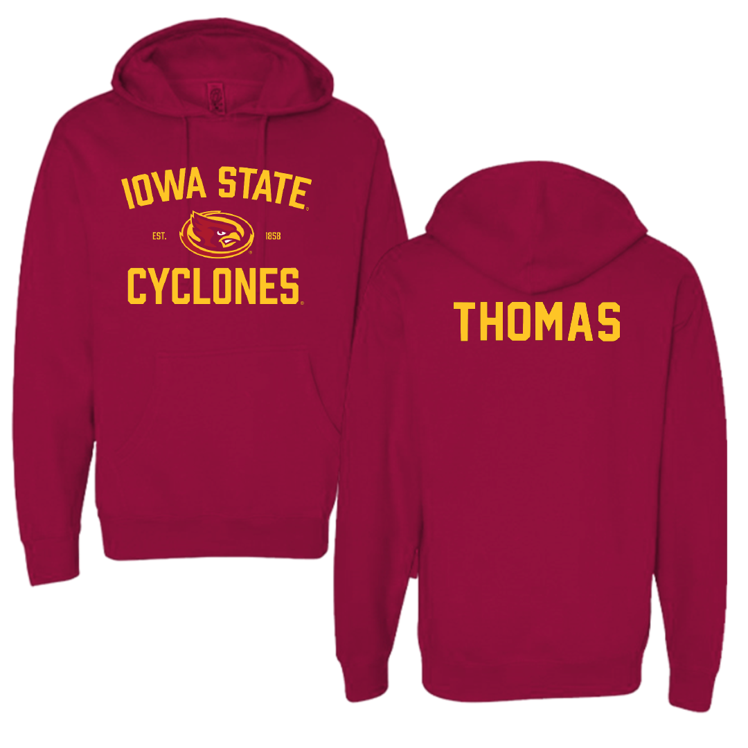 Iowa State University Gymnastics Cardinal General Hoodie - Lauren Thomas