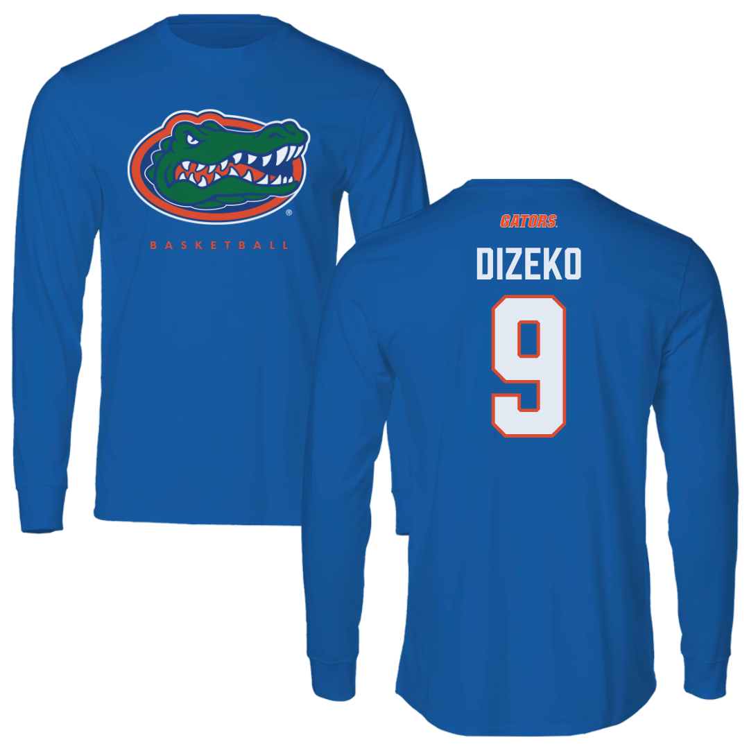 University of Florida Basketball Blue Mascot Performance Long Sleeve - #9 Alexia Dizeko