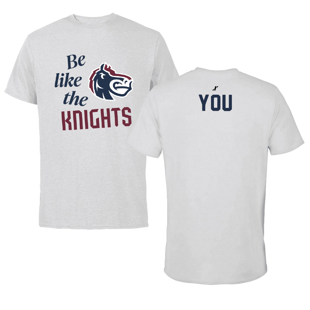 Fairleigh Dickinson University-Metropolitan Campus Golf Light Gray Be Like Us Tee - Kaitlyn You
