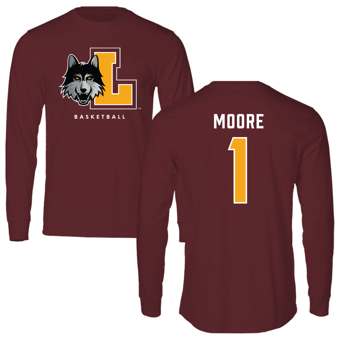Loyola University-Chicago Basketball Maroon Mascot Performance Long Sleeve - #1 Aaliyah Moore