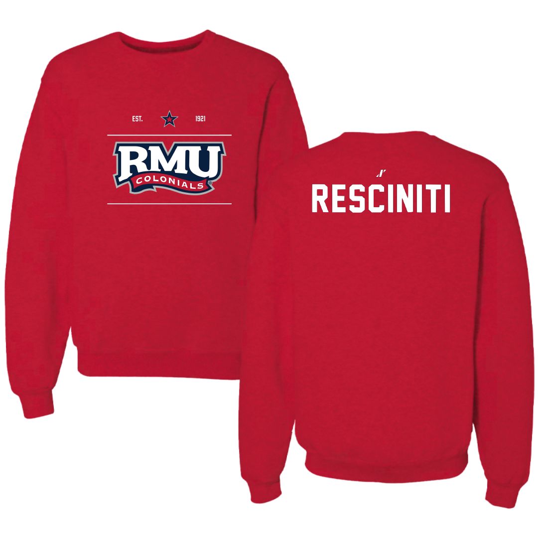 Robert Morris University TF and XC Red General Crewneck - Madelyn Resciniti