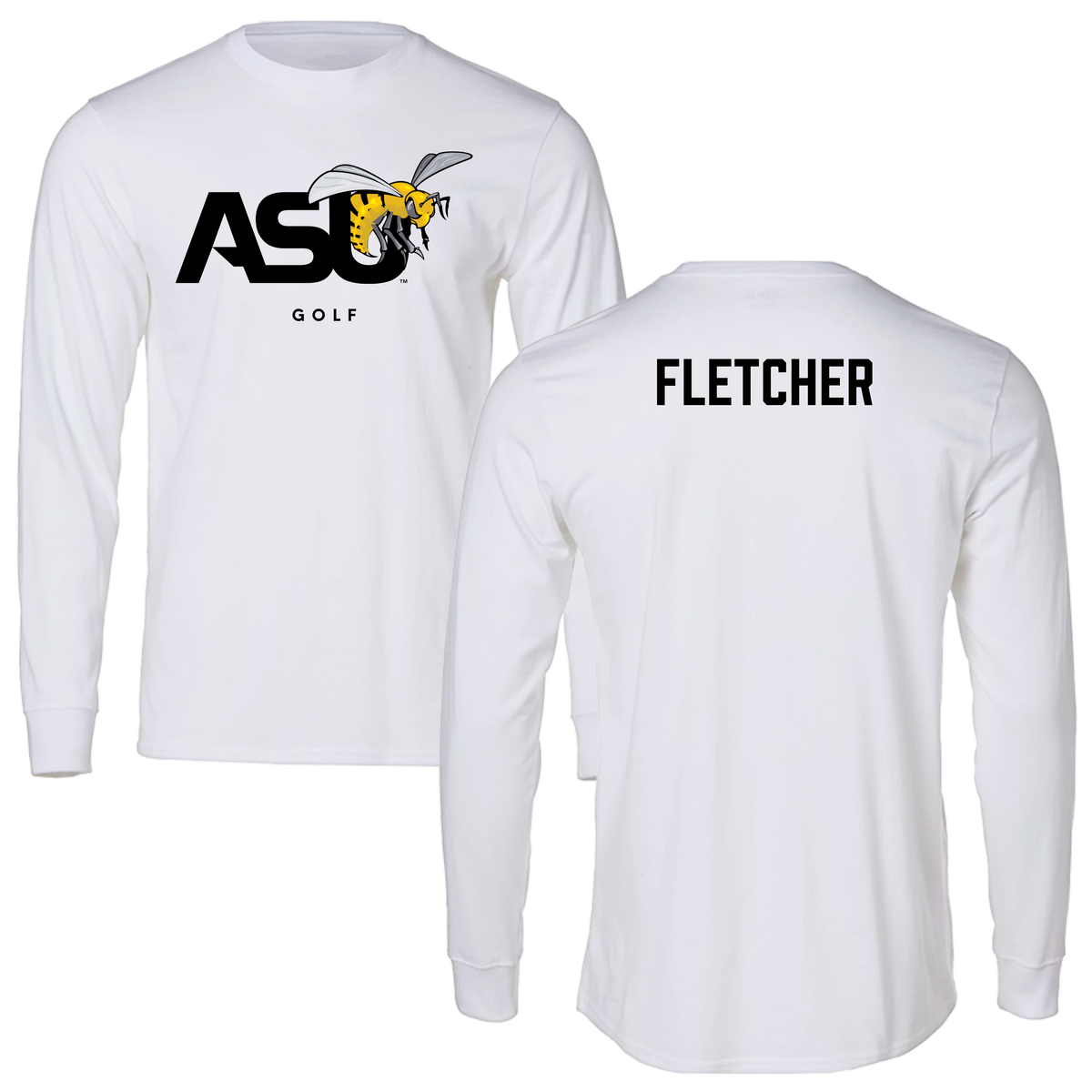 Alabama State University Golf White Long Sleeve - Carmen Fletcher