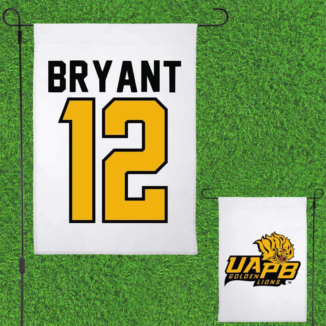 University of Arkansas-Pine Bluff Softball White Garden Flag - #12 Danika Bryant