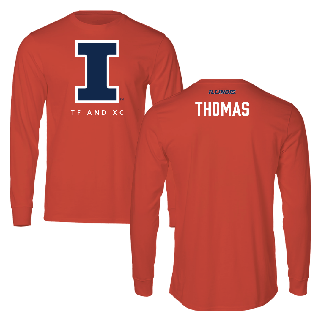 University of Illinois TF and XC Orange Long Sleeve - Tori Thomas