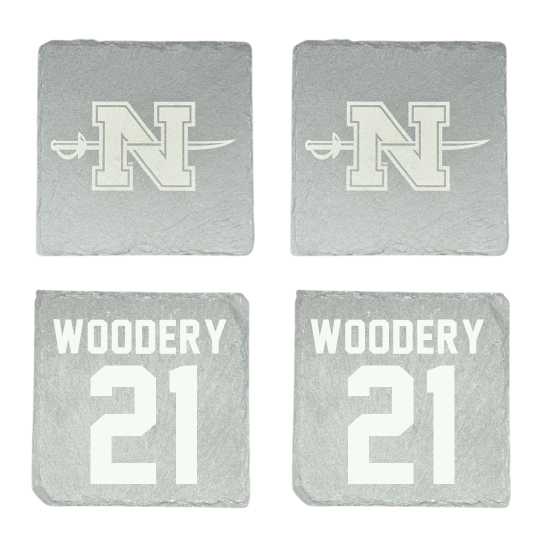 Nicholls State University Football Stone Coaster (4 Pack)  - #21 Malik Woodery