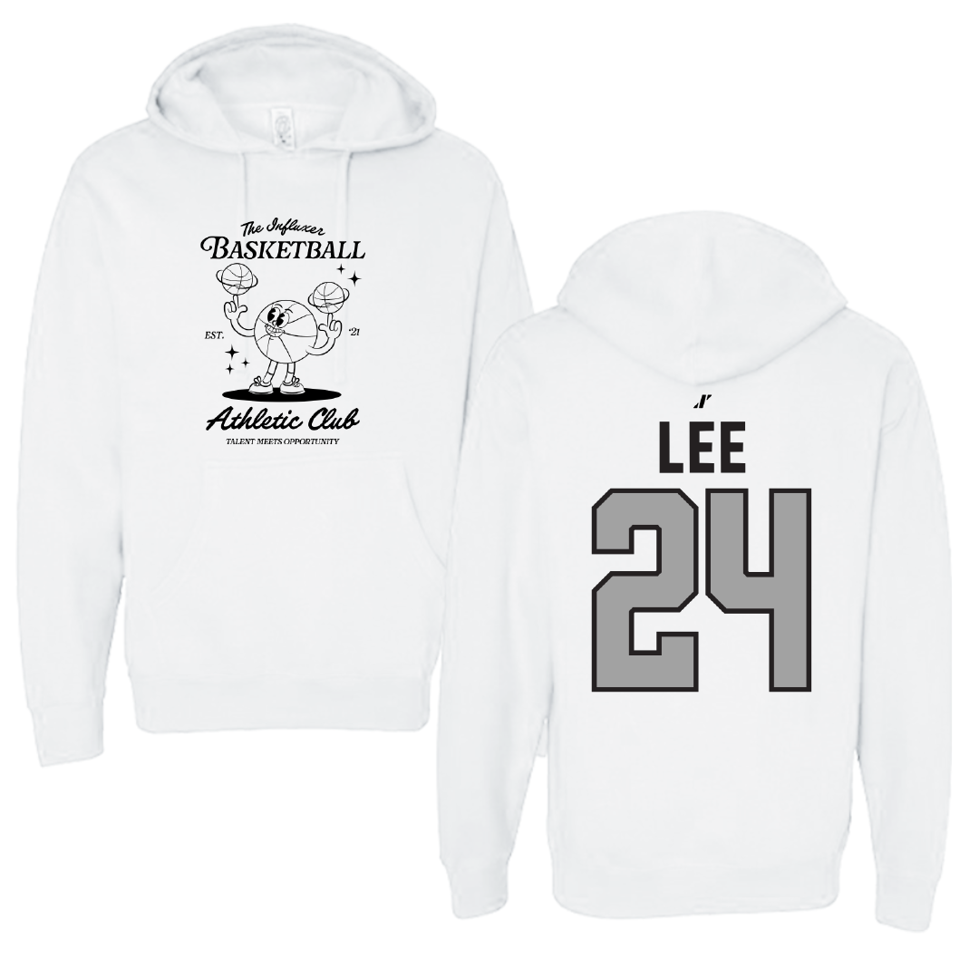 Basketball White Influxer Athletic Club Hoodie - #24 Khia Lee