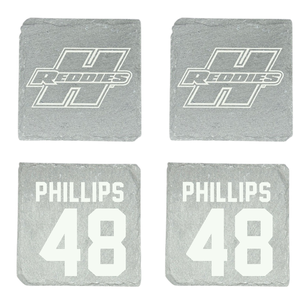 Henderson State University Baseball Stone Coaster (4 Pack)  - #48 Austin Phillips