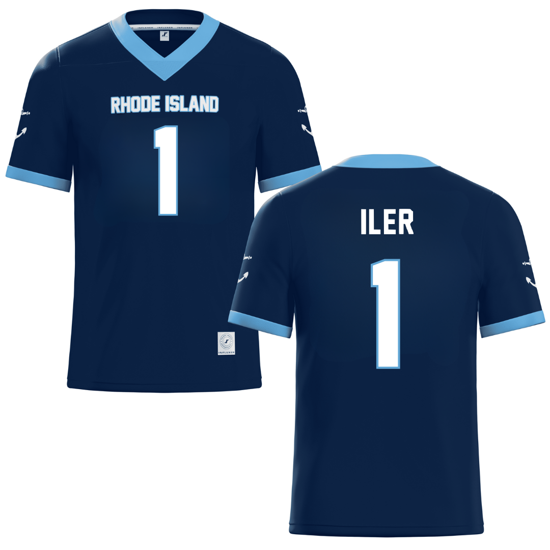 University of Rhode Island Navy Lacrosse Jersey - #1 Madison Iler