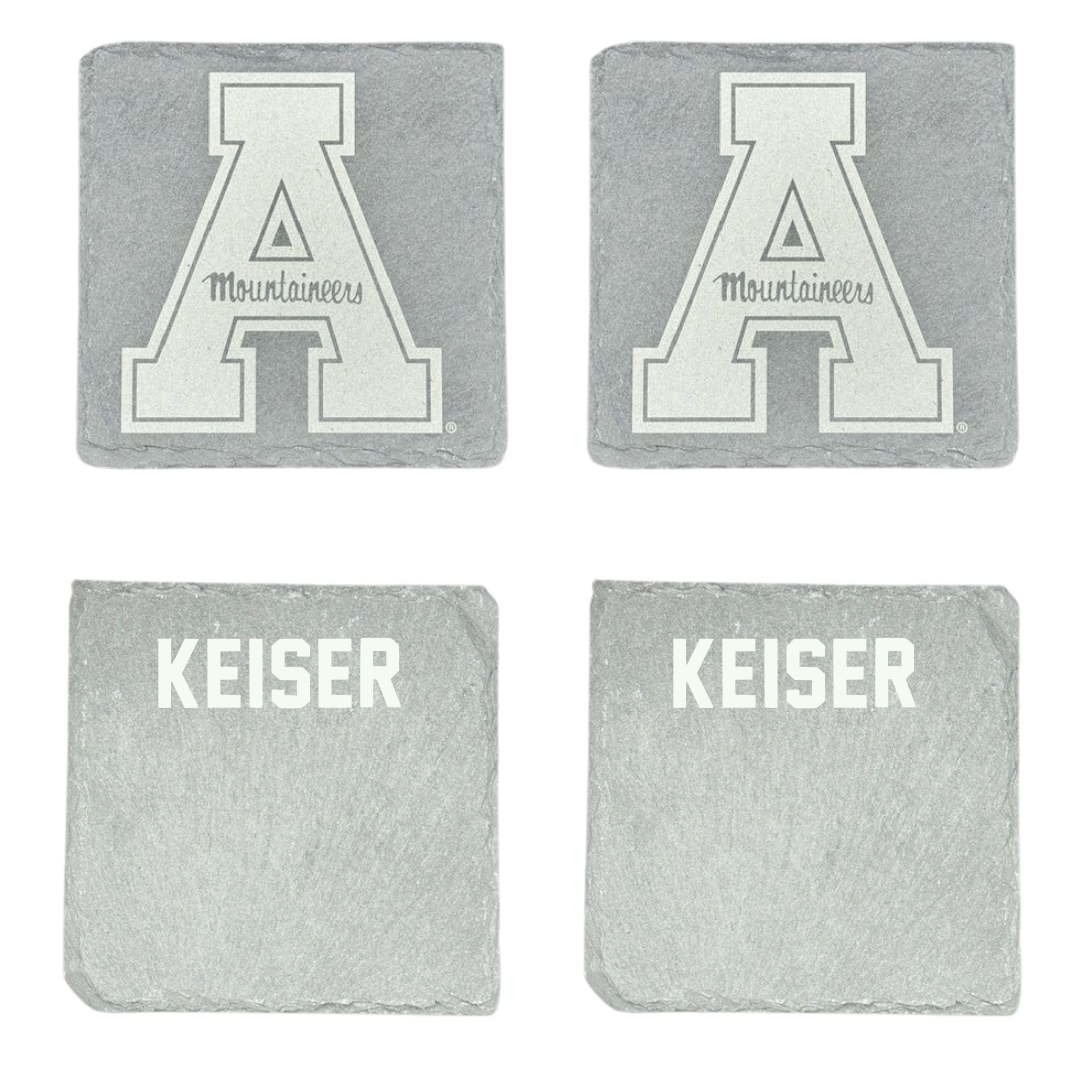 Appalachian State University Wrestling Stone Coaster (4 Pack)  - Kaden Keiser