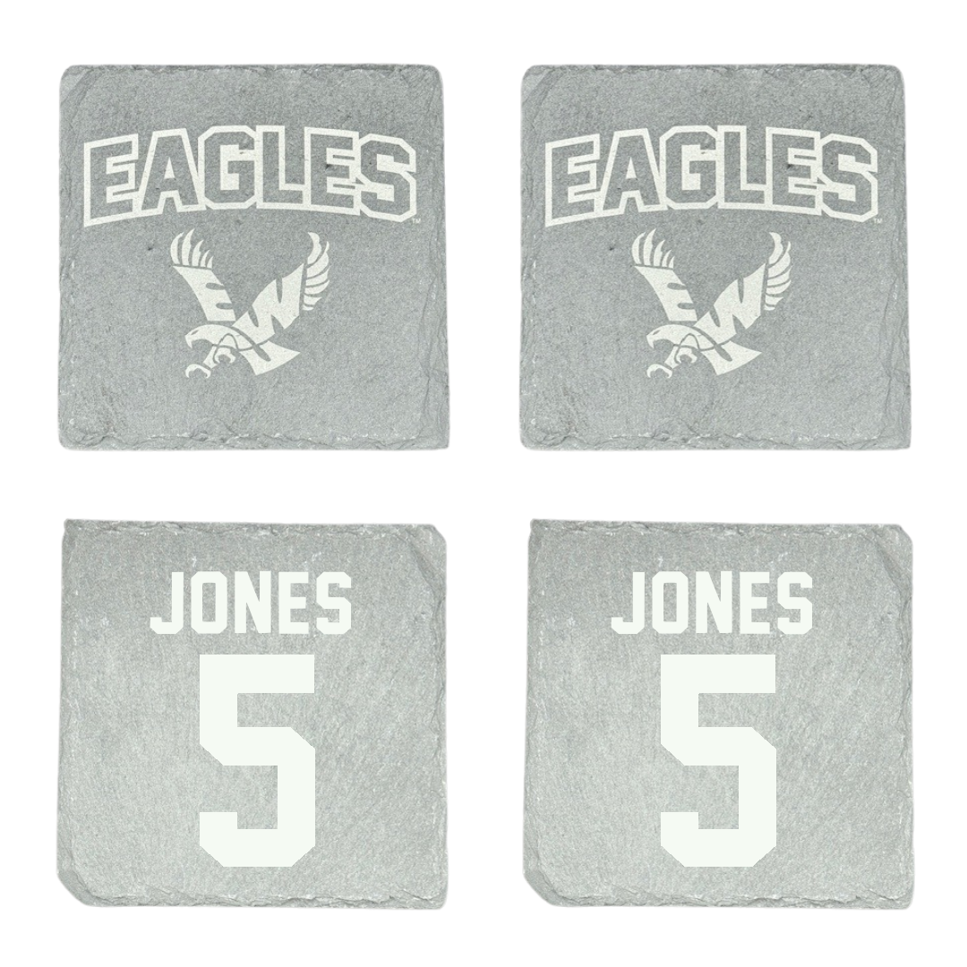 Eastern Washington University Football Stone Coaster (4 Pack)  - #5 Zion Jones