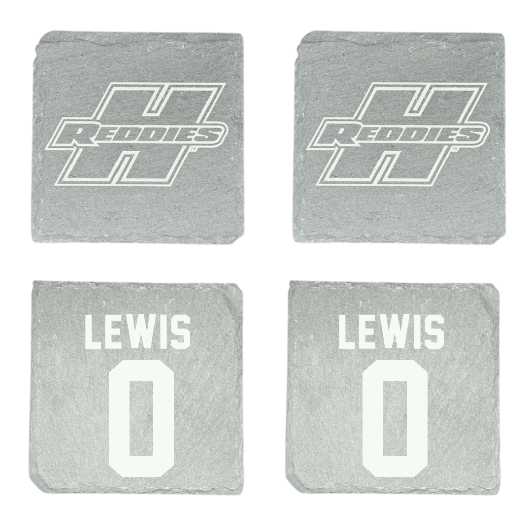 Henderson State University Football Stone Coaster (4 Pack)  - #0 Gary Lewis