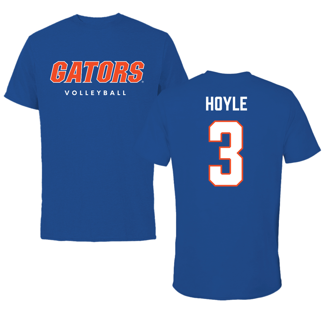 University of Florida Volleyball True Royal Performance Tee - #3 Emerson Hoyle