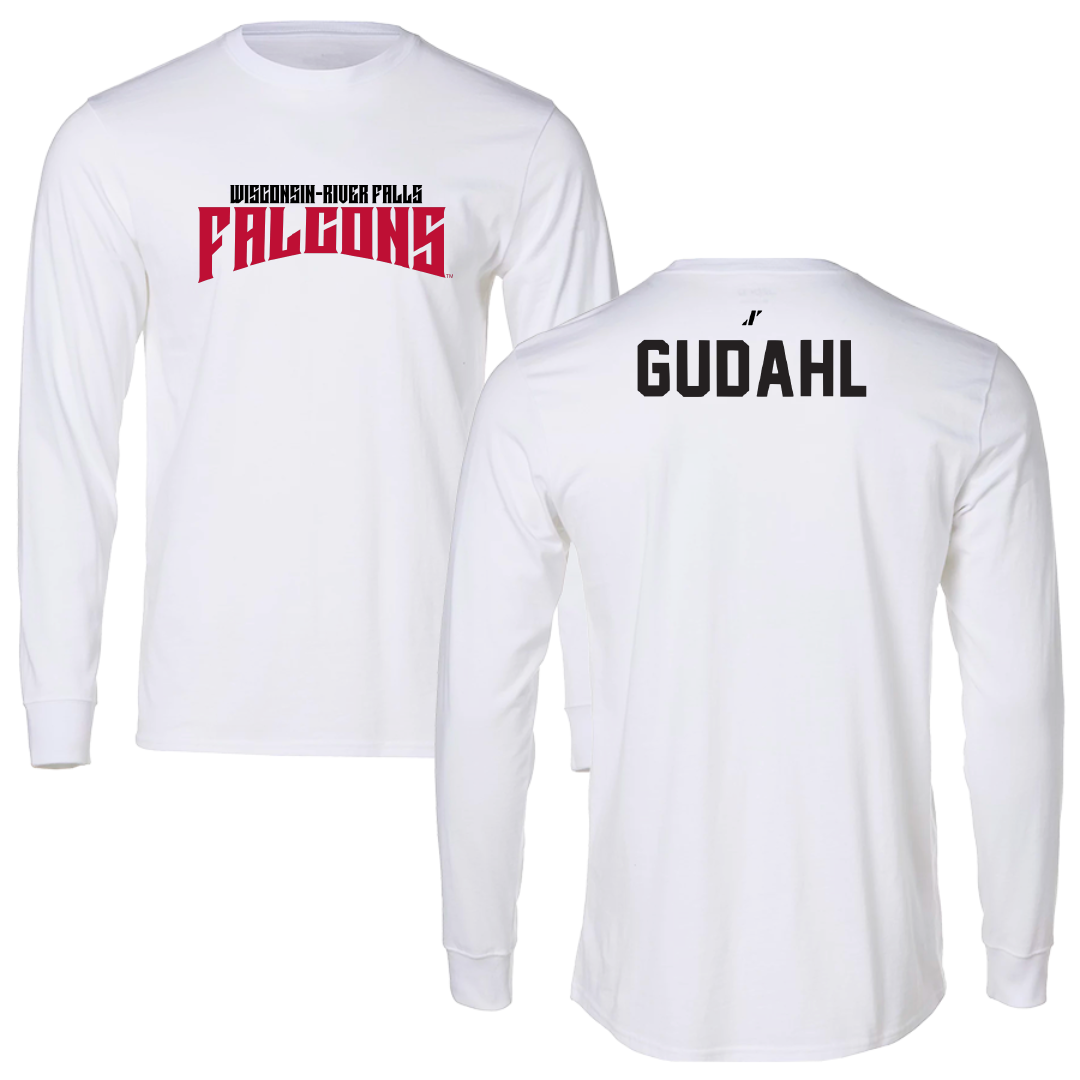 University of Wisconsin-River Falls TF and XC White Classic Performance Long Sleeve - Emma Gudahl