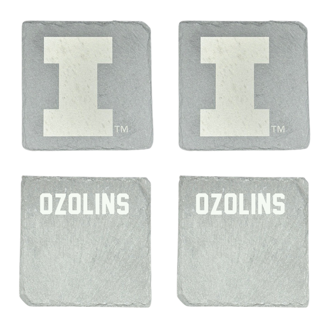 University of Illinois Tennis Stone Coaster (4 Pack)  - Karlis Ozolins