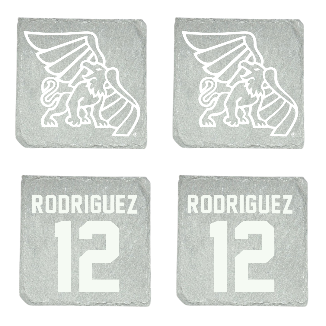 Missouri Western State University Baseball Stone Coaster (4 Pack)  - #12 Diego Rodriguez
