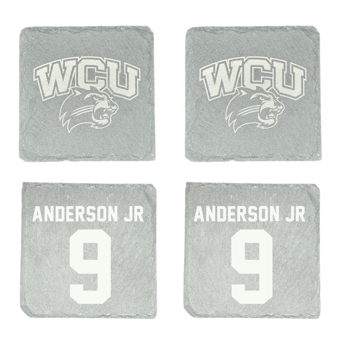 Western Carolina University Football Stone Coaster (4 Pack)  - #9 Darian Anderson Jr