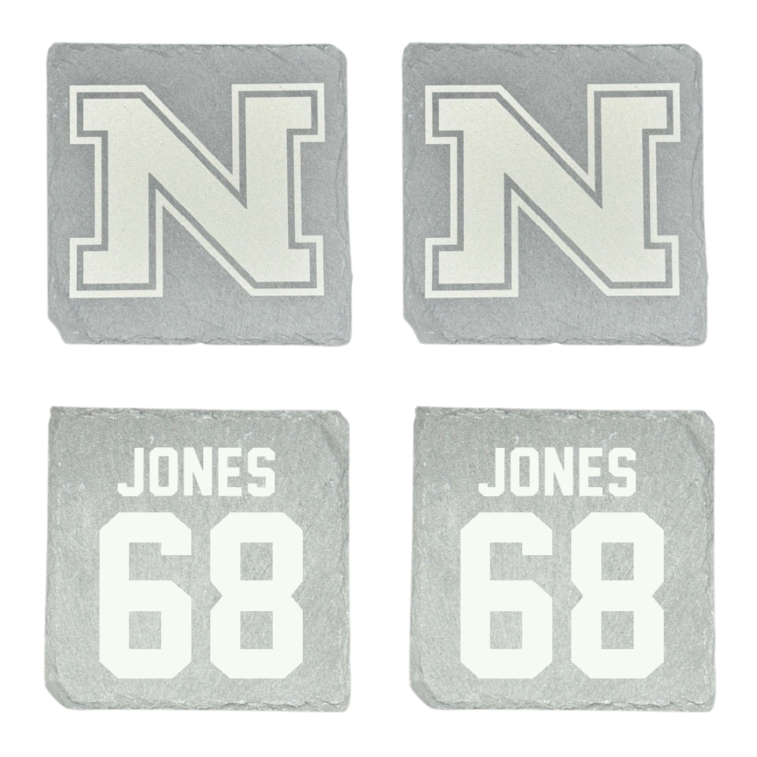 Northern Michigan University Football Stone Coaster (4 Pack)  - #68 Tommy Jones