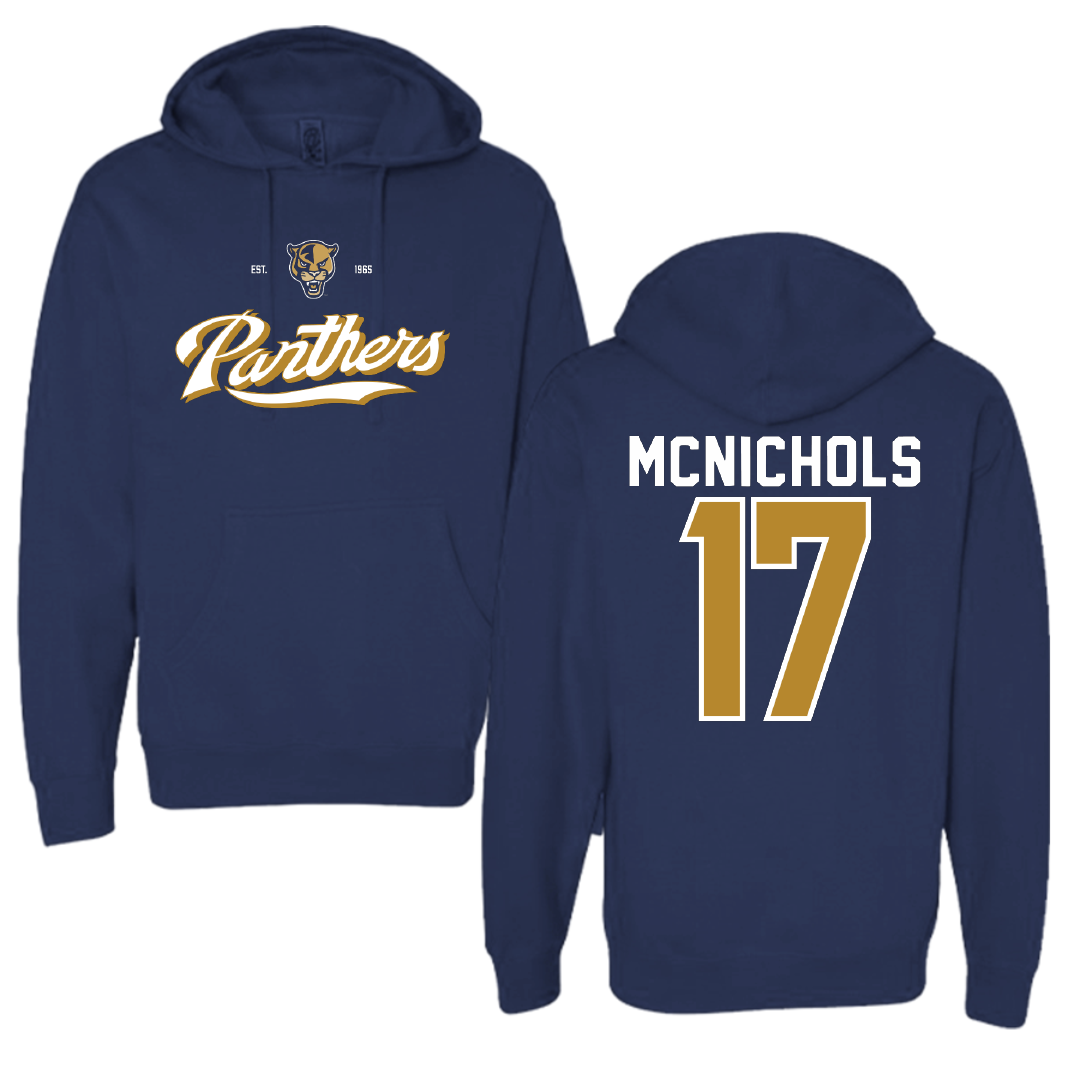 Florida International University Softball Navy General Hoodie - #17 Brooke McNichols