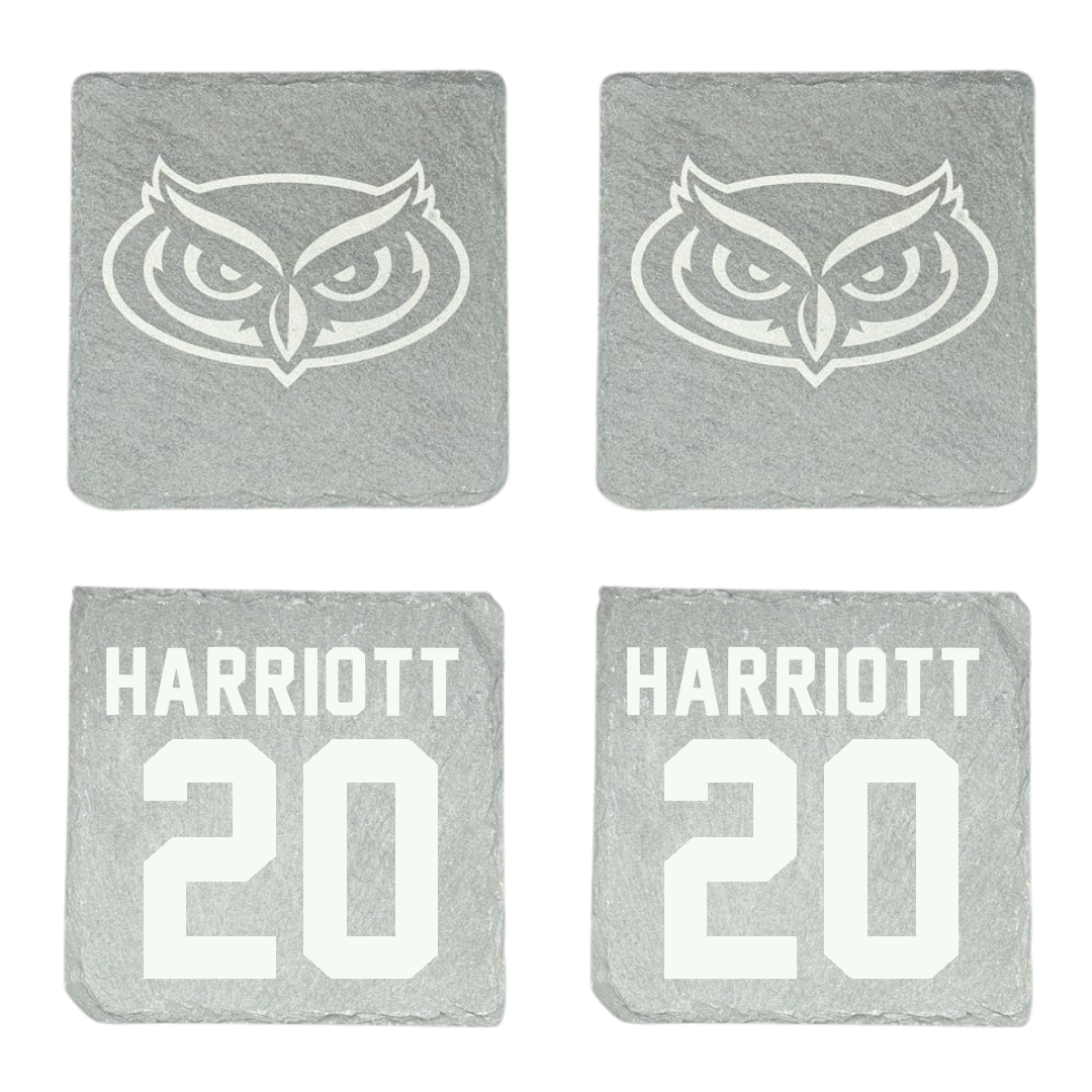Florida Atlantic University Football Stone Coaster (4 Pack)  - #20 Joshua Harriott