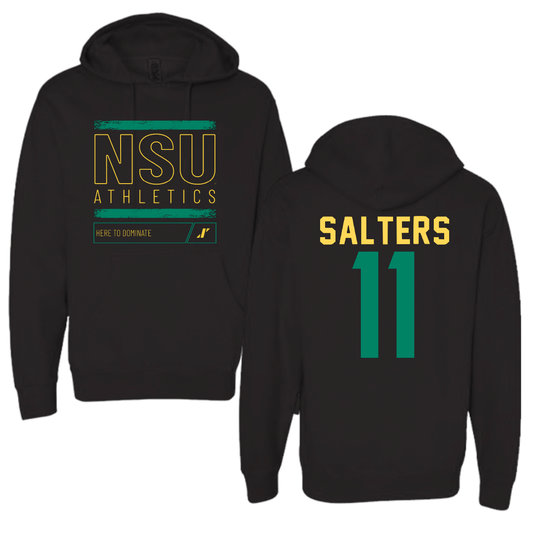 Norfolk State University Baseball Black Dominate Hoodie - #11 Ian Salters