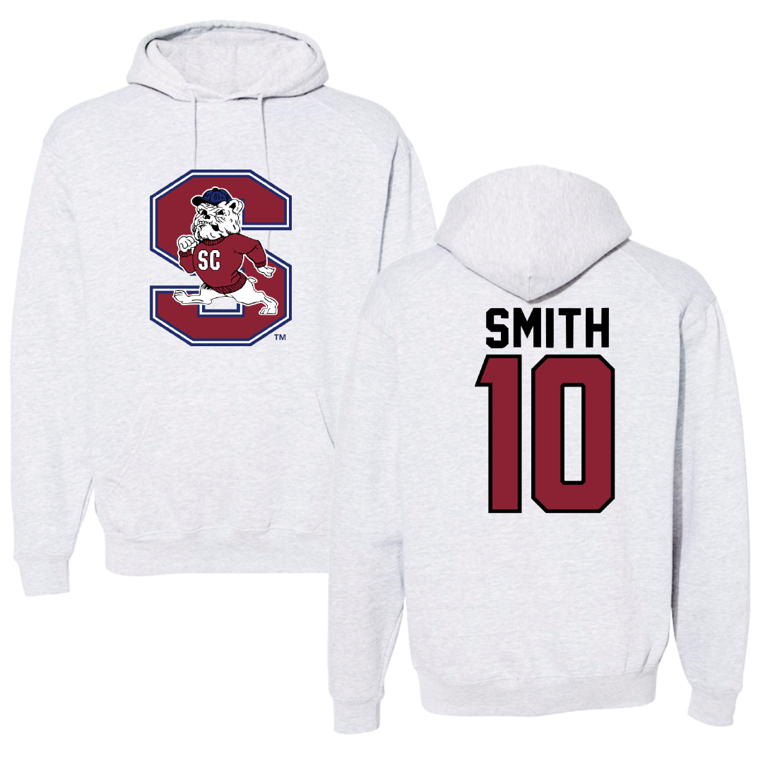 South Carolina State University Football Gray Hoodie - #10 Tyler Smith