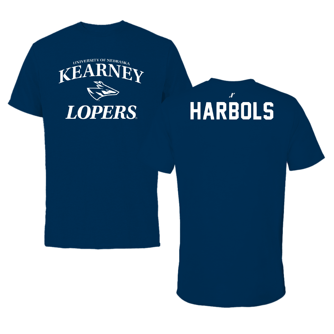 University of Nebraska at Kearney TF and XC Navy General Performance Tee - Richard Harbols
