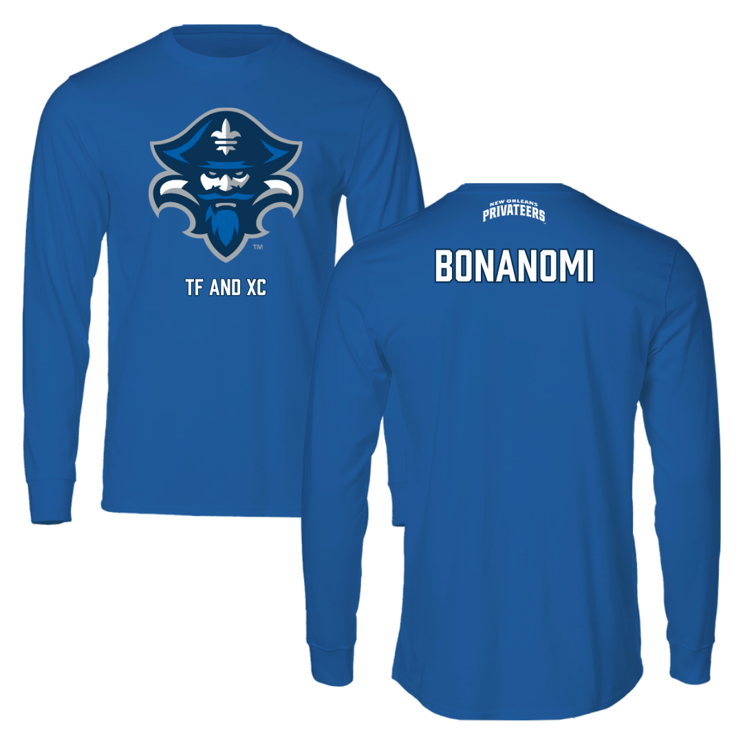 University of New Orleans TF and XC Blue Performance Long Sleeve - Irene Bonanomi