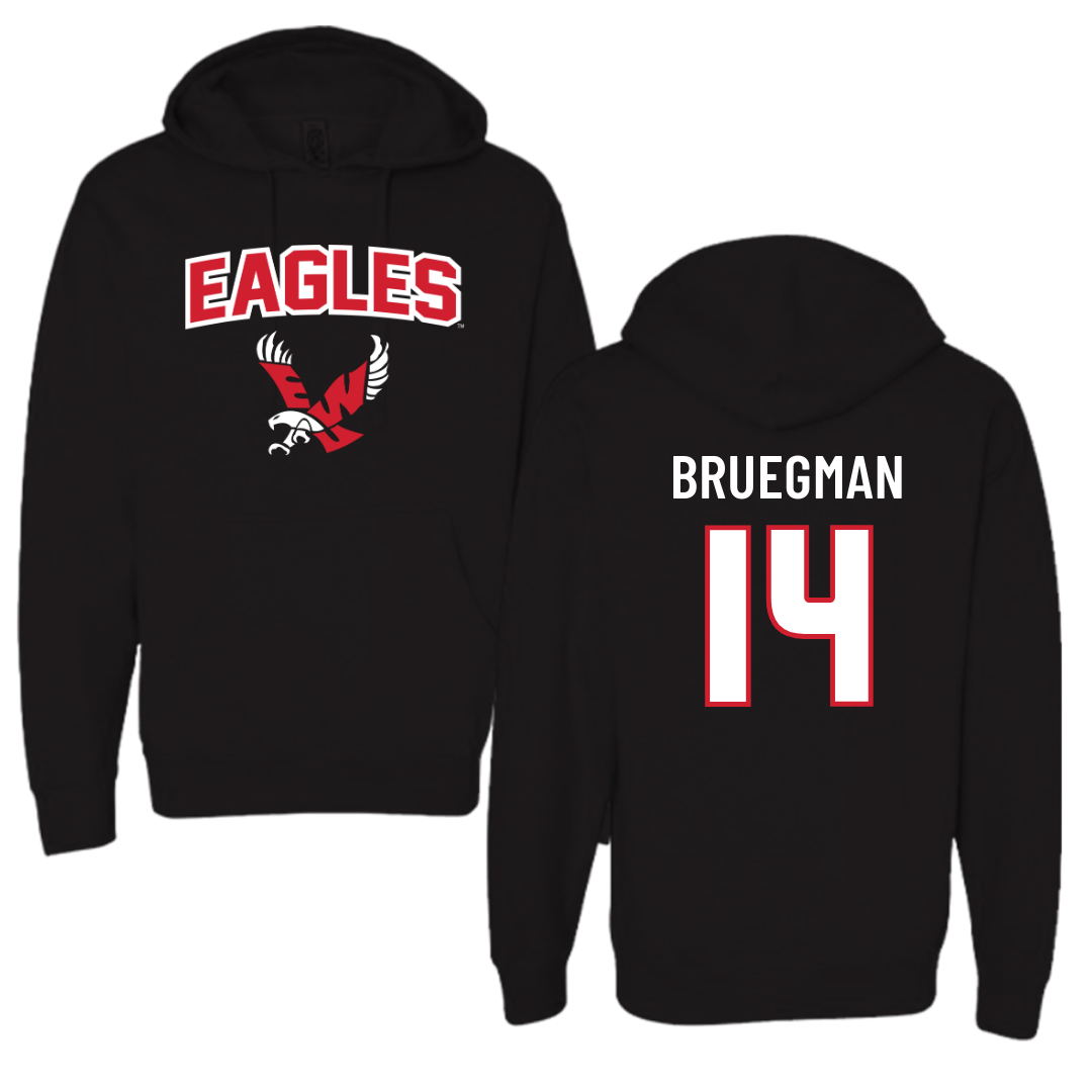 Eastern Washington University Volleyball Black Hoodie - #14 Elle Bruegman
