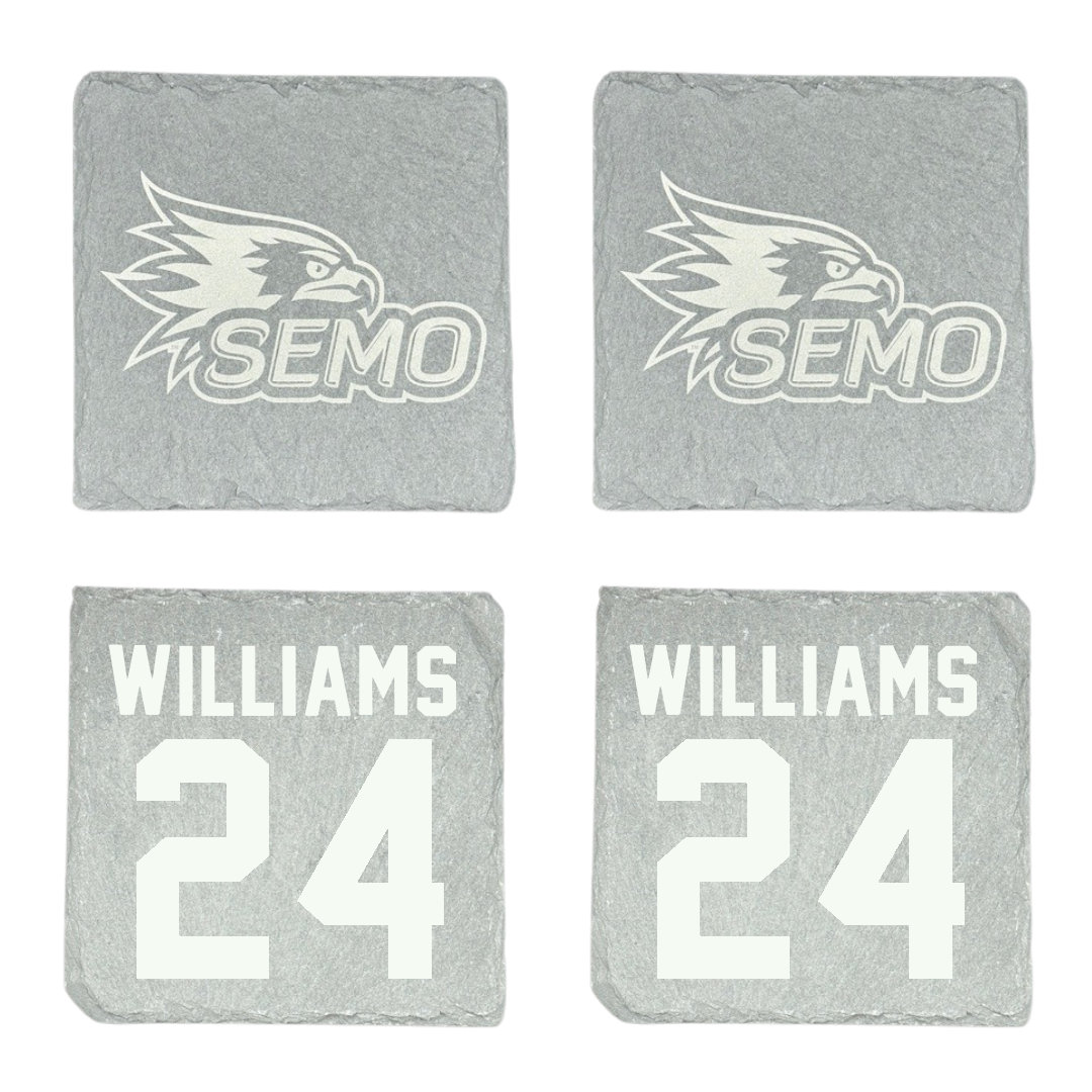 Southeast Missouri State University Football Stone Coaster (4 Pack)  - #24 JaQori Williams