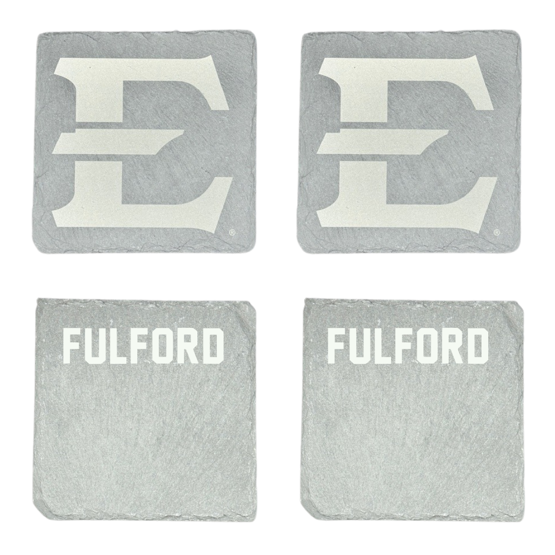 East Tennessee State University TF and XC Stone Coaster (4 Pack)  - Ethan Fulford