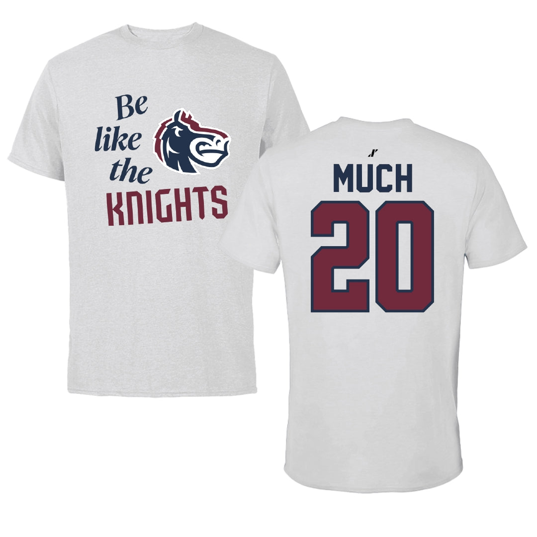 Fairleigh Dickinson University-Metropolitan Campus Volleyball Light Gray Be Like Us Performance Tee - #20 Jessica Much