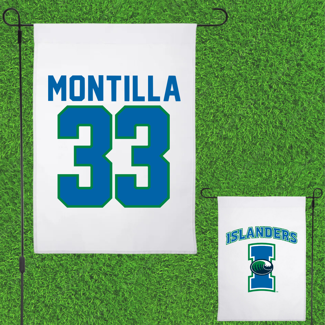 Texas A&M University-Corpus Christi Softball White Garden Flag - #33 Monee Montilla