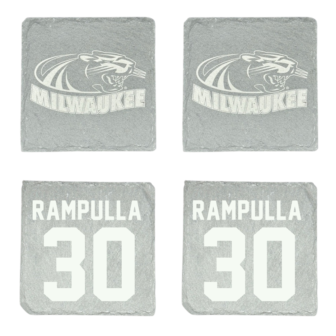 University of Wisconsin-Milwaukee Basketball Stone Coaster (4 Pack)  - #30 Sophia Rampulla