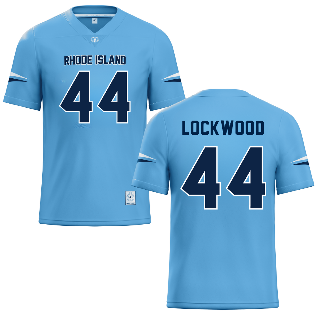 University of Rhode Island Blue Lacrosse Jersey - #44 Zoe Lockwood
