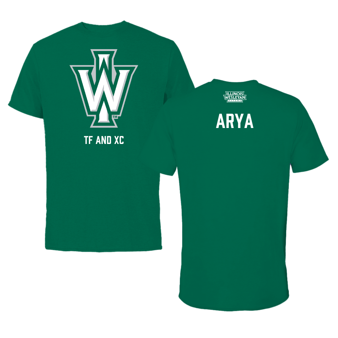 Illinois Wesleyan University TF and XC Green Tee - Justin Arya