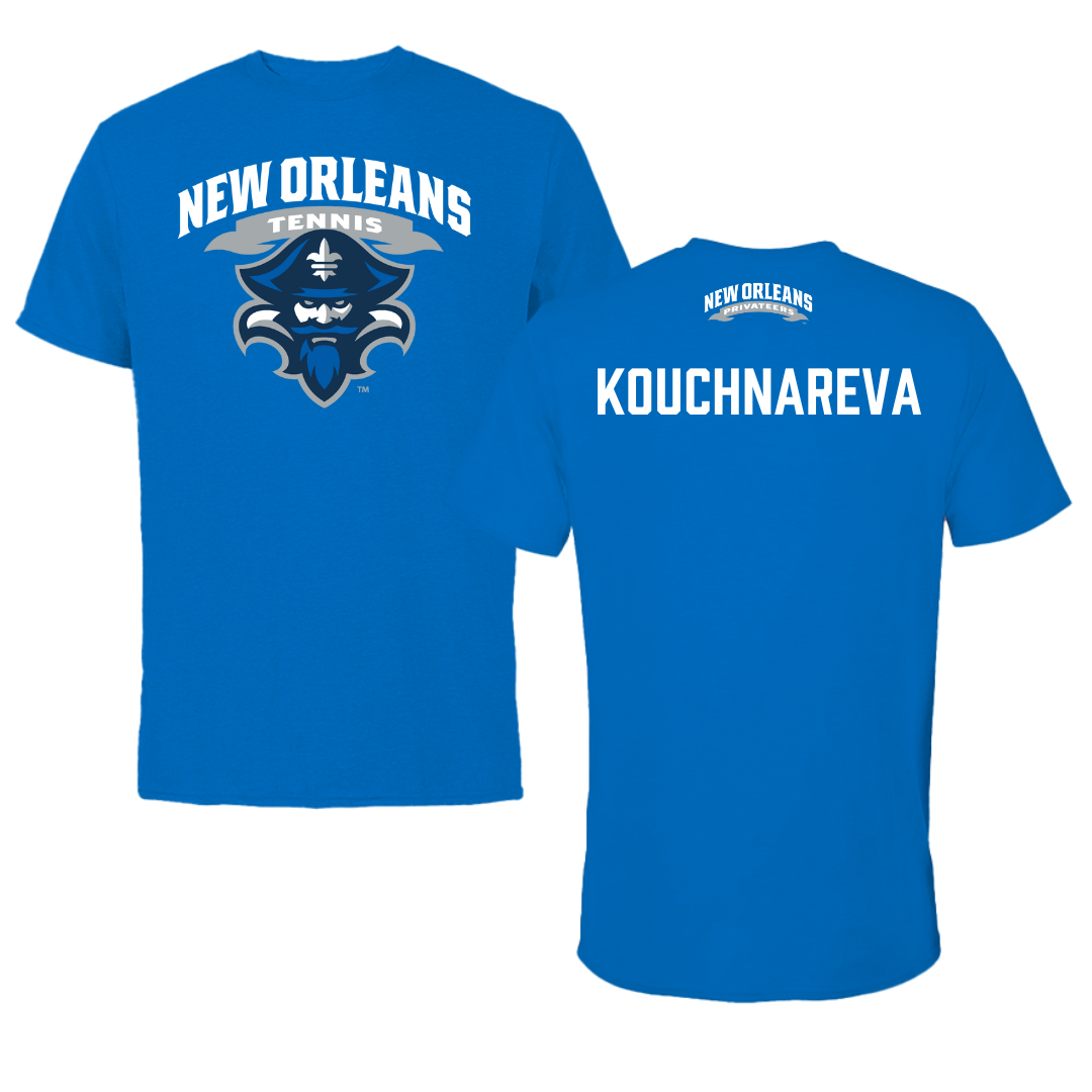 University of New Orleans Tennis Blue Tee - Anastassia Kouchnareva