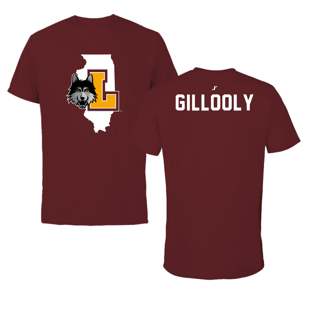 Loyola University-Chicago TF and XC Maroon State Tee - Ali Gillooly