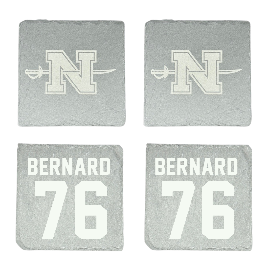 Nicholls State University Football Stone Coaster (4 Pack)  - #76 Ryan Bernard
