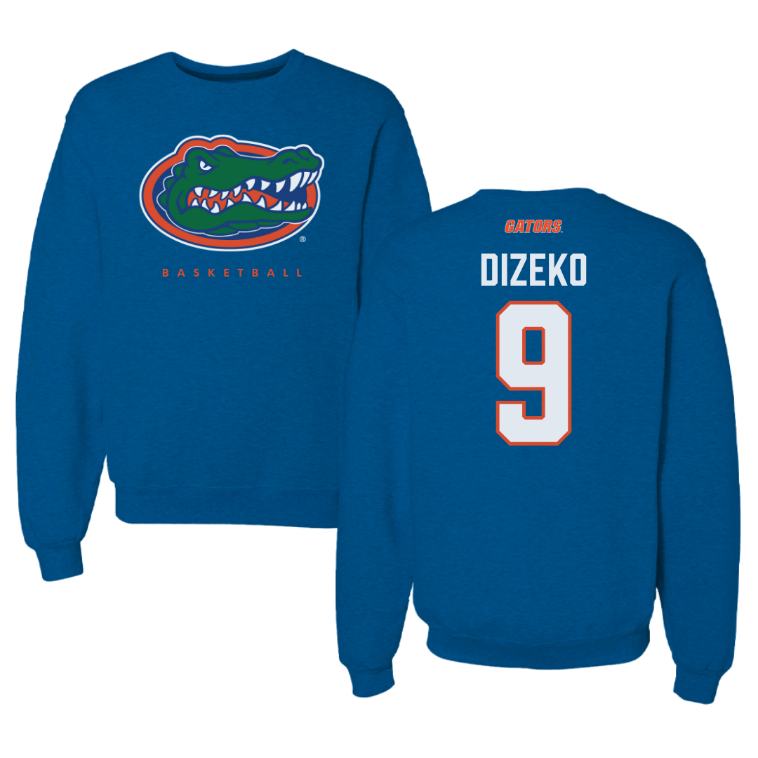 University of Florida Basketball Blue Mascot Crewneck - #9 Alexia Dizeko