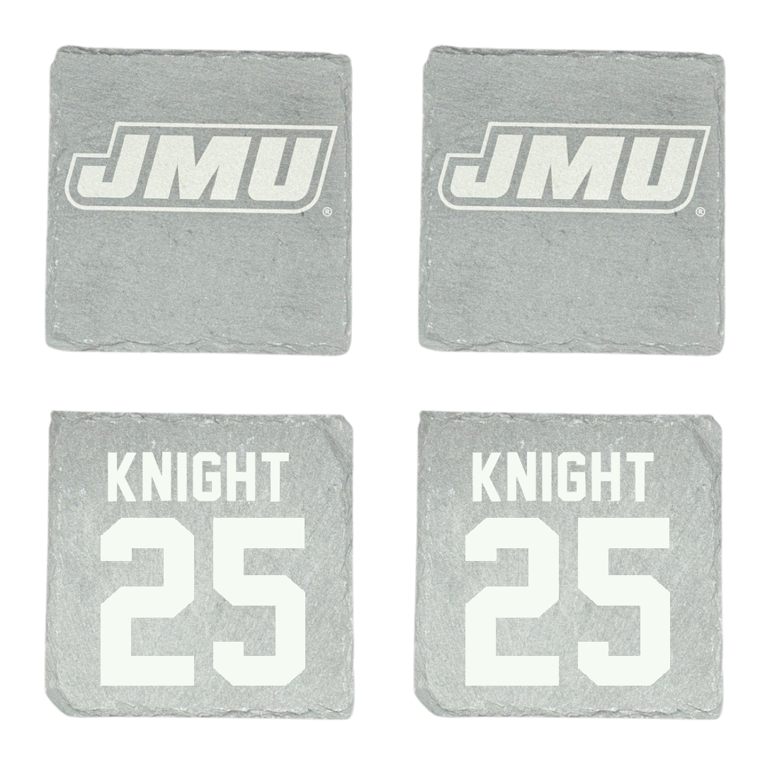 James Madison University Football Stone Coaster (4 Pack)  - #25 Wayne Knight