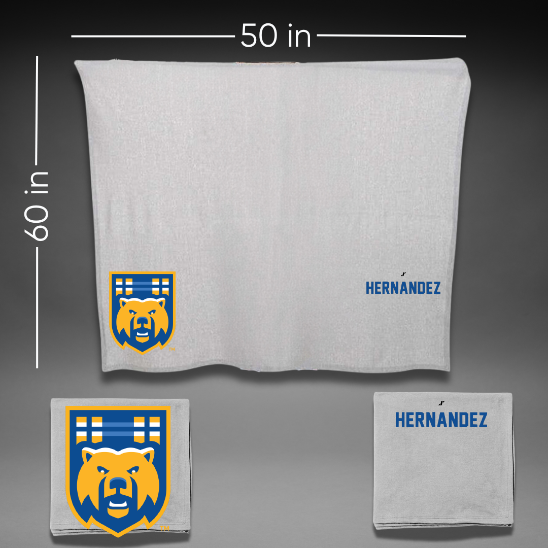 University of California-Riverside TF and XC Gray Blanket - Lauren Hernandez