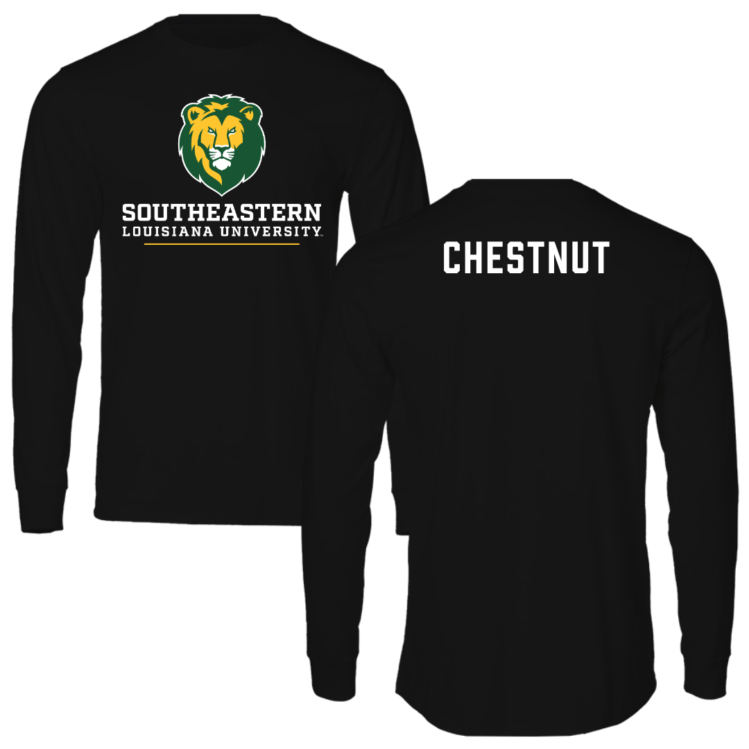 Southeastern Louisiana University TF and XC Black Long Sleeve - Darian Chestnut