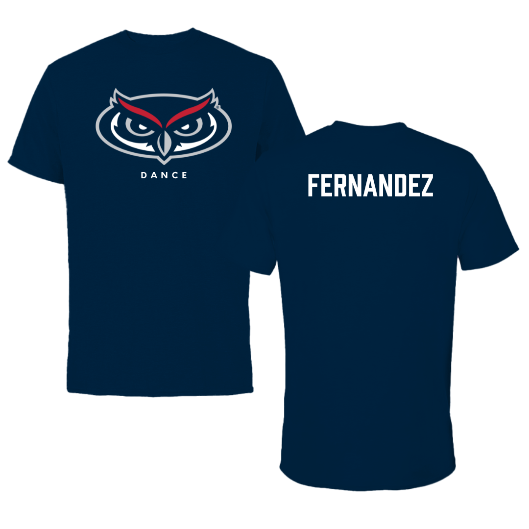 Florida Atlantic University Dance Navy Mascot Tee - Gabriella Fernandez