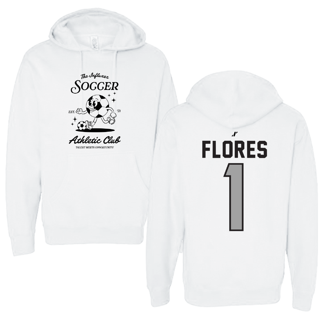 Soccer White Influxer Athletic Club Hoodie - #1 Paula Flores