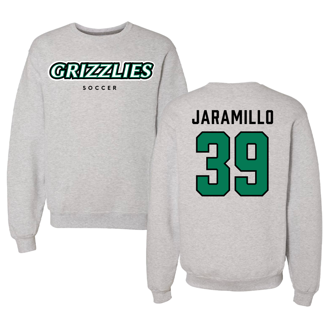 Adams State University Soccer Gray Grizzlies Crewneck - #39 Cassandra Jaramillo