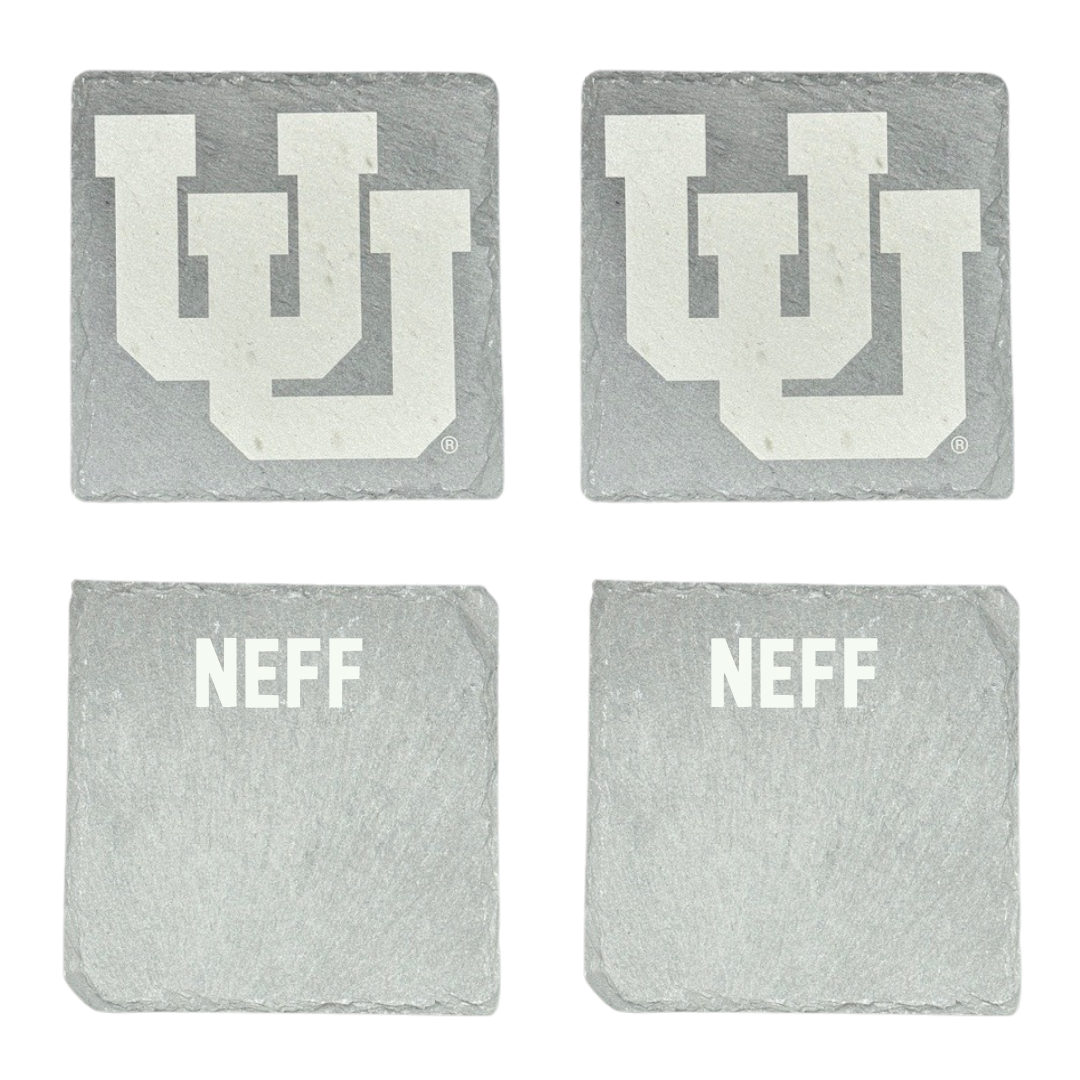 University of Utah Golf Stone Coaster (4 Pack)  - Zack Neff