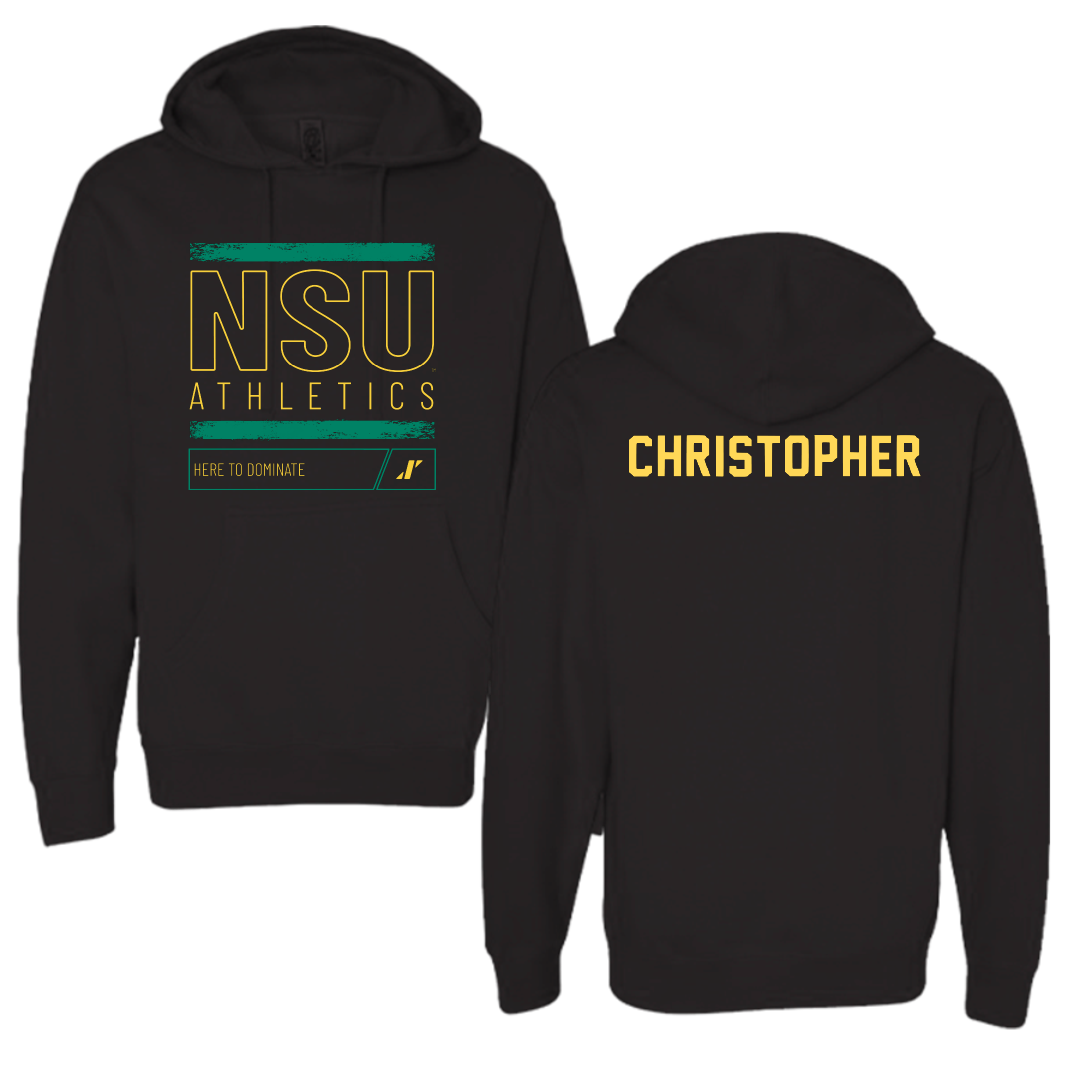 Norfolk State University TF and XC Black Dominate Hoodie - Jahquan Christopher