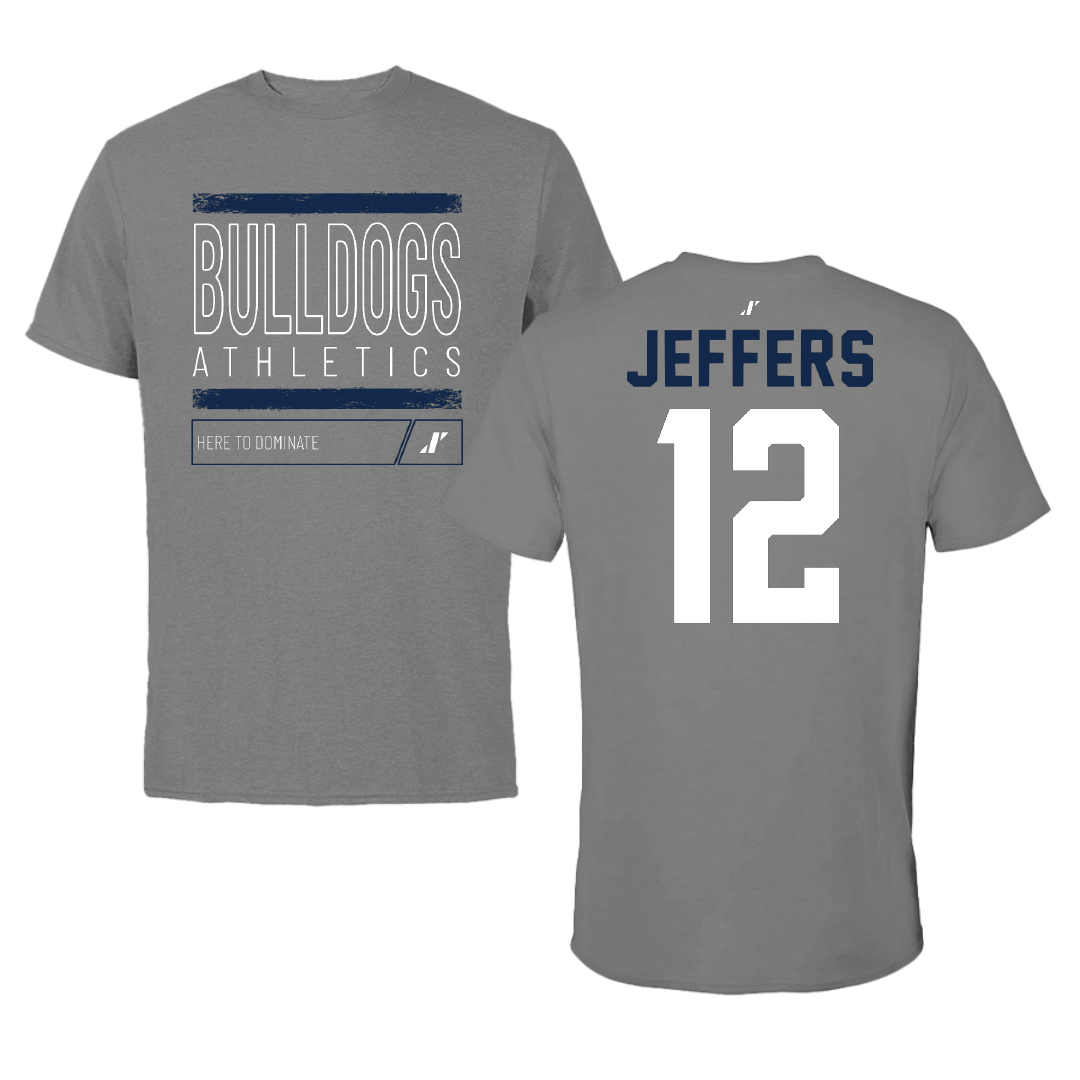 Butler University Basketball Dark Gray Dominate Tee - #12 Chloe Jeffers