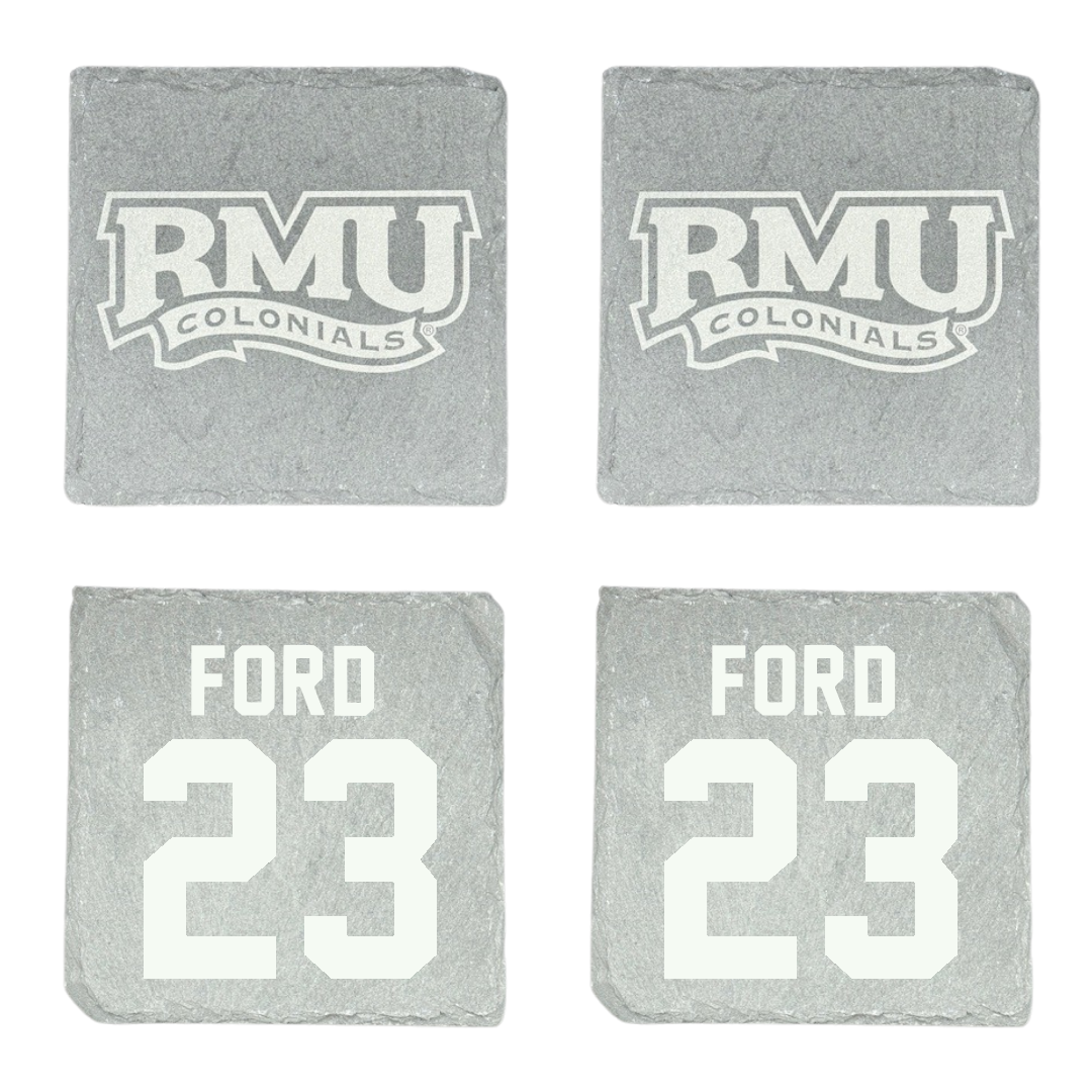 Robert Morris University Basketball Stone Coaster (4 Pack)  - #23 Chris Ford