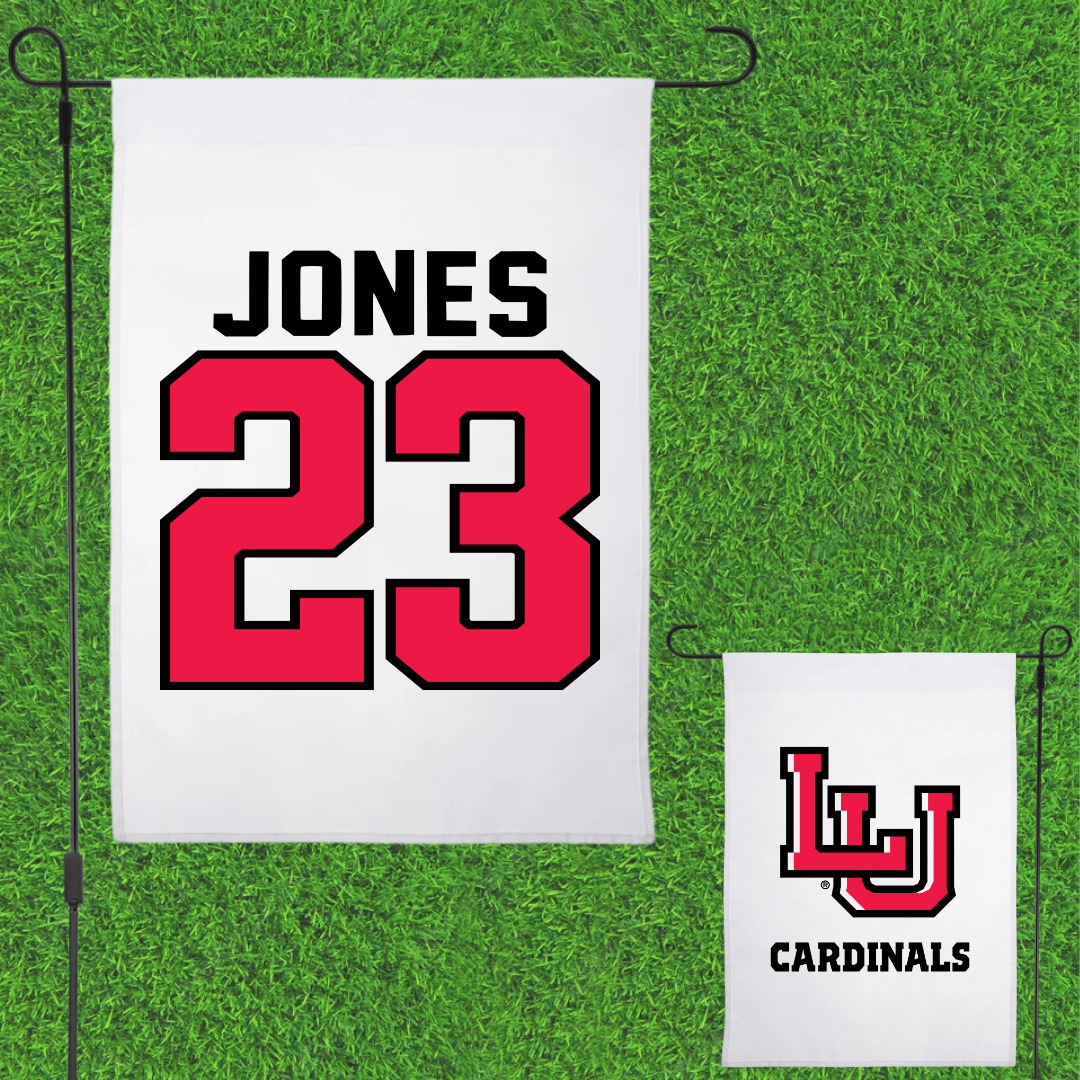 Lamar University Basketball White Garden Flag - #23 Elise Jones